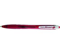 Pilot Begreen Recycled Rexgrip Retractable Ballpoint 1.0 mm Tip (Box of 10) - Red