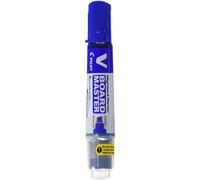 Pilot V Board Marker - 10 Pack (Blue) Medium Chisel Tip - Precise Whiteboard Presentations