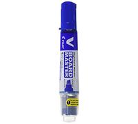 Pilot Begreen Recycled V Board Master Whiteboard Marker Chisel 2.2 - 5.2 mm Tip - Blue, Box of 10