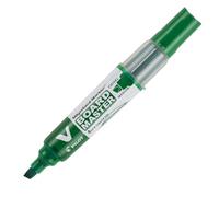 Pilot Whiteboard Marker Refill V Board Master - BeGreen Recycled - 2.2-5.2 mm Chisel - 10x Green