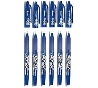 Pilot Blue Frixion Rollerball Erasable Pens Pen 0.7mm Nib Tip 0.35mm Line BL-FR7 (Pack Of 6)