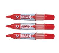PILOT Marqueur pour tableau blanc V BOARD MASTER Pte Ogive Moyenne Rouge