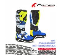 Pilot Boot Form 789811 MX Off-Road Fit Enduro Quad Fuoristrada Size 44