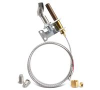 Pilot Burner 750 Millivolt Thermopile Assembly Fit for Cecilware Fryer/Imperial Fryer Series, Natural Gas & Propane Gas Pilot Orifice