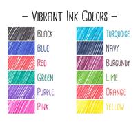 Pilot BX V5 High Tech Rollerball Pen Assorted Colors 0.5mm Extra Fine Tip 0.3mm Line Width (7 Colors Black, Red, Blue, Green, Purple, Pink, Sky Blue)