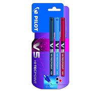 Pilot BX V5, Set of 3 pens, Liquid, Color: Black, Blue and Red