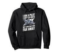 Pilot Can't Fix Idiots Just Fly Them Far Away Pullover Hoodie