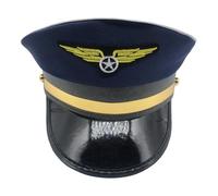 Pilot Cap, Airline Pilot Hat | Adult Navy Pilot Airline Captain Hat - Airline Theme Party Pilot Hat, Airline Themed Party Pilot Cap, Airline Cap, Airline Pilot's Hat