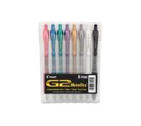 Pilot Corp. Of America PIL Pen,G2 Metallics,8/St,Ast