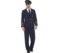 Pilot Captain Adult Fancy Dress Costume (M)