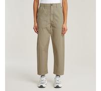 Pilot Cropped Pants - Beige - Women 25