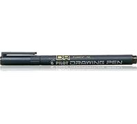 Pilot DR Drawing Pen 02 0.35 mm Tip - Black, Box of 12