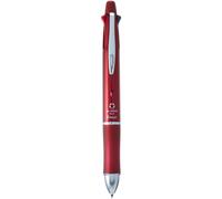 Pilot Dr. Grip 4+1, 4 Color 0.7 mm Ballpoint Multi Pen & 0.5 mm Mechanical Pencil - Bordeaux Body (BKHDF1SFN-BO)