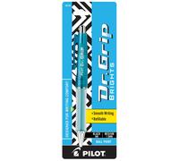 PILOT Dr. Grip Brights Refillable & Retractable Ballpoint Pen, Medium Point, Assorted Color Barrel, Black Ink, Single Pen (36159)
