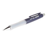 PILOT Dr. Grip Refillable & Retractable Ballpoint Pen, Medium Point, Navy Barrel, Blue Ink, Single Pen (36101)