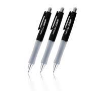 Pilot Dr.Grip Retractable Ball Point Pen, Medium Point, Black Ink - Pack of 3 (Black)