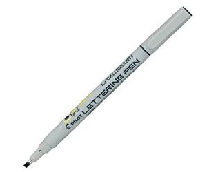 Pilot DR Lettering Pen 2.0 mm Tip - Black, Box of 12
