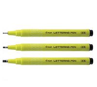 Pilot DR Lettering Pen for Calligraphy - Full Set of 3-1.0mm, 2.0mm, and 3.0mm