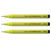 Pilot DR Lettering Pen for Calligraphy - Pack of 3-1.0mm
