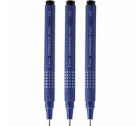 Pilot Drawing Pen Black Ink (08) Extra Broad 1.2mm Tip - Pack of 3