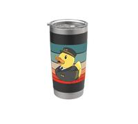 Pilot Duck Aviation Fun Cute Duck Uniform Flying Ducks Love Stainless Steel Insulated Tumbler