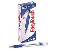 PILOT EasyTouch Ball Point Stick Pens, Fine Point, Blue Ink, Dozen Box (32002)