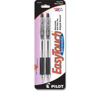 Pilot EasyTouch Retractable Ball Point Pens Fine Point Black Ink 2-Pack (32250)