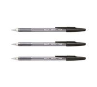 Pilot Fine Ballpoint Pens BP-S-F Pack of 3 Black