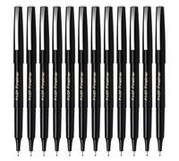 Pilot Fineliner Black Pens (Pack of 12) SWPPBlack