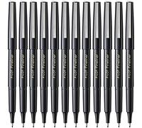 Pilot Fineliner Pen SWPPF 1.2mm Tip - Black - Pack of 12