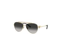 Tiffany TF3101B 60213C Woman Sunglasses Steel Gold Grey Pilot Normal Shaded