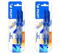 Pilot Frixion 0.7 mm Rollerball Pen - Blue (Pack of 4), 224200203