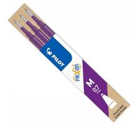 Pilot Frixion 0.7mm Tip Pen Refills Violet - Pack of Three Refills
