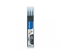 Pilot Refills for Frixion Clicker Rollerball 0.5 mm (Pack of 3) - Black