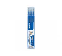 Pilot Pen 2276003 °F Refill Frixion Clicker Thickness 0.5 mm Set of 3, Blue