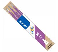 Pilot FriXion Ball / Clicker 0.7 Erasable Rollerball Pen Refills - In 16 Colours