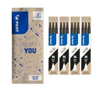 PILOT - FriXion Ball/Clicker Erasable Pen Refill 0.7mm - Black - Pack of 12 | REFILL & ERASE: Medium 0.7mm erasable black pen refills for smooth writing and easy corrections