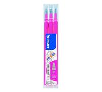 Pilot FriXion Ball Clicker BLS-FR5 Pack of 3 Refill Cartridges Rose