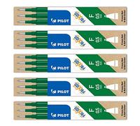 Pilot Pen 2276004F Frixion Clicker Refill, Thickness 0.5 mm, Pack of 3, Green