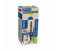 PILOT - Pack of 20 G2 - Retractable and refillable gel ink rollerball pens - Excellent writing comfort - Black - Fine tip