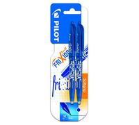 Pilot - FriXion Ball Erasable Pen - 0.7mm Tip Rollerball - 2 x Blue Pens