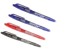 PILOT - FriXion Ball - Erasable Pen, Pack of 4, Multicoloured - Medium Tip
