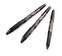 Pilot FRIXION Ball Erasable Rollerball Pen - 1.0mm Broad Tip - Pack of 3 - Black Ink