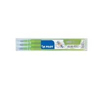 Pilot Frixion Ball Erasable Rollerball Refill (Pack of 3) Lime (Light) Green 0.7mm Tip