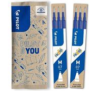PILOT - FriXion Ball & FriXion Clicker Ink Refills - Erasable 0.7mm Ink Refills - 6 x Blue Refills