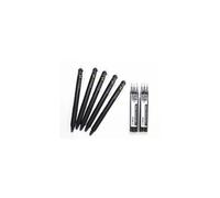 Pilot Frixion Ball Knock Retractable Erasable Gel Ink Pens fine Point - 0.5 Mm - Black Ink- Value set of 5 & 6 Gel Ink Pen Refill Pack