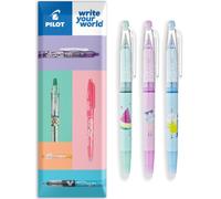 PILOT FriXion Ball Pool Party Erasable Gel Pen, Envelope Pack of 3