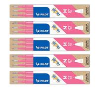PILOT FriXion Ball Refills (BLS-FR7) Pack of 5 Pink