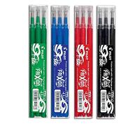 Pilot FriXion Ball Rollerball Pen 0.7 Refill Refills (Set of 12, Standard Colours) 3 Each Blue, Black, Red and Green