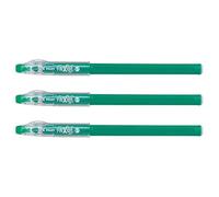 PILOT Frixion Ball Sticks Rollerball Pens Medium Tip 07 Pack of 3 Green
